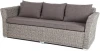 YH-C3130W-3 TW gray "Капучино" диван из искусственного ротанга (гиацинт) трехместный, цвет серый 4SIS арт.УТ-00003000