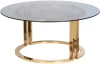 47ED-GDCT002 Журнальный стол Garda Decor 47ED-GDCT002 (Золото/Прозрачный,Дымчатый)