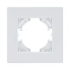 EP1WH Рамка 1-постовая белый Kollinger Eleganz Plex EP1WH