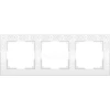 WL05-Frame-03-white Рамка на 3 поста Werkel Flock, белый