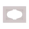 EP120CM Рамка для двойной розетки кашемир матовый Kollinger Eleganz Plex EP120CM