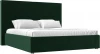 120527 Кровать интерьерная Аура 180 (Зеленый/Велюр) Лига Диванов арт.120527