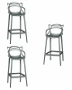 LMZL-PP601C-N3_P_GR-04 Набор 3 шт Стул барный DOBRIN MASTERS BAR (тёмно-серый (GR-04)) LMZL-PP601C-N3_P_GR-04 Dobrin D0000000000000013306