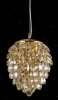 CHARME SP3+3 LED GOLD/AMBER Люстра подвесная со светодиодной подсветкой Crystal Lux Charme, 3 лампы, золото, янтарный