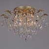04035-0.3-06 MATT GOLD Потолочная люстра хрустальная Reluce 04035-0.3-06 MATT GOLD (220V)