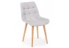 632441 Стул деревянный Челси светло-серый (zd 960) / светлое дерево np 632441