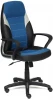 12018 Кресло INTER кож/зам/ткань, черный/синий/серый, 36-6/С24/14 Tetchair 12018