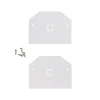 MT0203-EC2-W Заглушка торцевая к шинопроводу для натяжного потолка MyFar Accessories for MagLine 23 MT0203-EC2-W