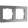 W0022704 Рамка на 2 поста Acrylic (графит) Werkel W0022704 (a059321)