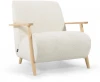 115765 Кресло La Forma (ex Julia Grup) Meghan (Белый/ Пена,Пенополиуретан,Дерево,Сосна,Ясень)