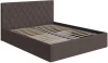 2029022 PROxSON Кровать Fresco с бельевым ящиком (Ткань: Рогожка Тетра Брауни) 180x200