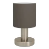 31842 Настольная лампа Eglo Montetto 31842 1X40W(E14), сталь, никель матовый, каппучино