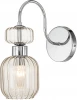 1141/1A Chrome/Beige Бра Escada Gloss 1141/1A Chrome/Beige 1x60Вт E14, металл/стекло, хром/бежевый (220V)