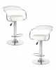 LM-5013-N_CH-M_EL-white Набор 2 шт стул барный DOBRIN MARTA (белый)