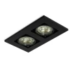 Quader2Bk Встраиваемый светильник Black (KT 16DG-2) RAUMBERG Quader Quader2Bk (220V)