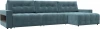 128959 Диван угловой с полками Лига-053 НПБ Лонг Лига Диванов (Велюр) арт.128959