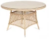 YH-T1661G beige "Эспрессо" плетеный круглый стол, диаметр 118 см, цвет бежевый 4SIS арт.УТ-00011128