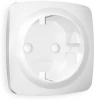 OP1260 Лицевая панель Ambrella Volt OMEGA (Белый матовый) для электрической розетки с/з QUANT OP1260