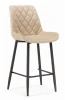 502115 Барный стул Баодин велюр бежевый / черный 502115 Woodville