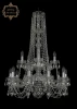 11.11.10+5.240.2d.h-95.Cr.Sp Подвесная люстра Art Classic 11.11 11.11.10+5.240.2d.h-95.Cr.Sp (220V, хрусталь, на цепи, подсвечник, свеча)