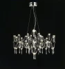 MR2650-57P-76AP Подвесная люстра светодиодная с пультом и хрустальными подвесками Asfour MyFar Ileria MR2650-57P-76AP