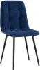 УТ000025387 Стул Stool Group Oliver велюр тёмно-синий УТ000025387