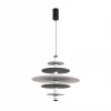 8295/14AL Подвесной светильник светодиодный Lumion Felta 8295/14AL черный/светло-серый/темно-серый, металл/фетр/акрил LED 14W 3000K 220V (на проводе, круглые)