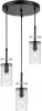 10191/3 Подвесной светильник Escada Avolto 10191/3 3х40Вт Е14, металл/стекло, черный