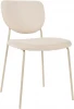 УТ000039034 Стул обеденный Gigi шенилл бежевый кремовые ножки Stool Group арт.УТ000039034