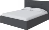 1916223 PROxSON Кровать Mono (Ткань: Рогожка Тетра Графит) 140x200