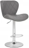 15509 Барный стул Woodville Porch gray / chrome 15509