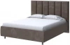 2016376 PROxSON Кровать Routa без основания (Ткань: Велюр Casa Кофейный) 80x190