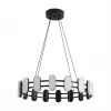 8342/35L Люстра подвесная Lumion Ovela 8342/35L черный/белый металл/акрил LED 35W 4000K 220V