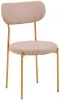 УТ000028059 Стул Stool Group Барбара экокожа бежевая золотые ножки УТ000028059