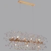 IL5004-9LPA-26 GD BOND Подвесная люстра хрустальная ILLUMICO IL5004-9LPA-26 GD BOND