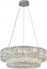 8450+18/S chrome Подвесной светильник хрустальный Newport 8450 8450+18/S chrome (220V, на тросе)
