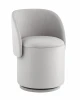 УТ000042266 Пуф-трансформер Таунсвилл вращающийся с ящиком велюр светло-серый Stool Group УТ000042266