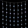 PCL600NOT-10-2W Гирлянда Занавес Облегченный 2 x 3 м Белый 220В, 600 LED, Провод Прозрачный ПВХ, IP54