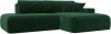121410 Диван угловой Лига-036 НПБ Модерн правый угол (Зеленый/Велюр) Лига Диванов арт.121410