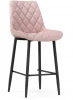 517168 Полубарный стул Woodville Баодин К Б/К розовый / черный 517168