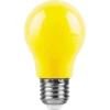 25921 Лампочка светодиодная E27 3W 220V шар желтая Feron 25921