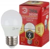 ECO LED P45-6W-827-E27 Лампочка светодиодная E27 6W ЭРА ECO LED P45-6W-827-E27
