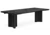 621185 Кухонный стол Woodville Мален 240x110 дарк / черный