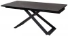 614M04281 Стол LIVORNO 180 MATT BLACK MARBLE SINTERED STONE/ M-City 614M04281
