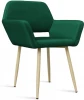 HSBI_Y2006_emerald Стул Serene Enigma Hesby Велюр/Зеленый арт.HSBI_Y2006_emerald
