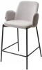 628M03419 Полубарный стул M-City NYX (H=65cm) VF119 светло-серый / VF120 серый