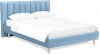 577456 Кровать Queen II Sofia L 1600 ОГОГО (арт.577456), (Ткань/Голубой)