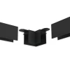 AM543 BK SMART Угловой соединитель горизонтальный для накладного шинопровода черный AM Group AM543 BK SMART