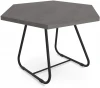 8528337701 Столик журнальный SHT-S38/TT20 ЛДСП 70 черный муар/бетон чикаго темно-серый Sheffilton 8528337701