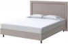 2025276 PROxSON Кровать London Boxspring Standart (Ткань: Велюр Gratta 2 Латте) 140x200